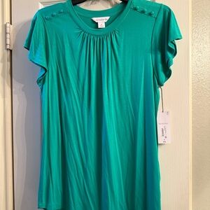 Liz Claiborne Green Women's Blouse